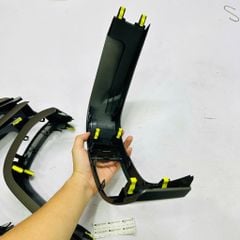 Mặt dưỡng cửa gió điều hòa trung tâm (LHD) Toyota Prius đời 2004 - 2009. Hàng OEM chất lượng cao đặt 12 ngày. Mã 55680-47020, 5568047020 ( 1 bộ)