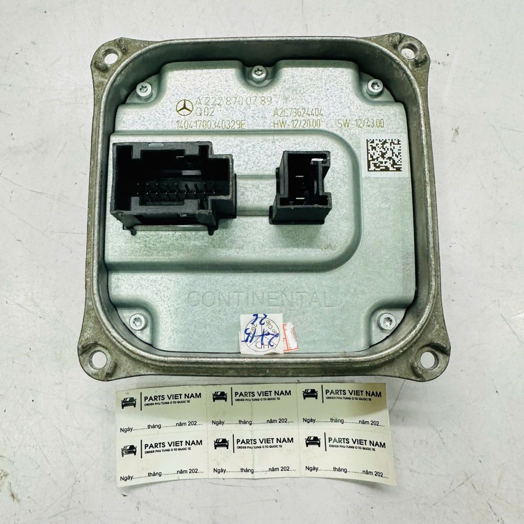Hộp điều khiển, Ballast đèn pha Full LED xe Mercedes W205 C200, C300, W212 E200 E300, W222 S300 S400, W166, X166 ML 300, ML 350 GL 300, GLS 400, W447 đời 2009 - 2023. Hàng tháo xe zin. Mã A2228700789, A2228700689, A4479051804
