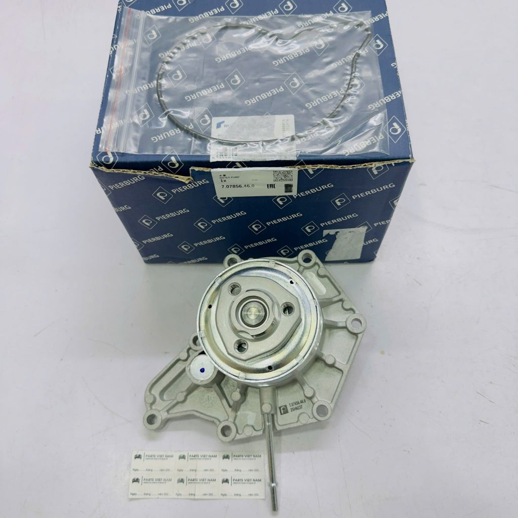 Bơm nước làm mát động cơ Volkswagen Touareg 3.0, Audi Q5 Q7 A4 A5 A6 A7 A8 V6 3.0 TFSI đời 2008 - 2018. Hàng Pierburg. Mã 710942050, 06E121018K, 06E121018N, 06E121018C, 06E121016Q, 06E121018F