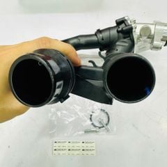 Van hằng nhiệt cổ nhôm (Bản nâng cấp) Mercedes W205 C200 C300 W213 E200, E300, X253 GLC 200, GLC 250, GLC 300 đời 2014 - 2021. Động cơ M274 2.0T. Hàng OEM. Mã A2742000715