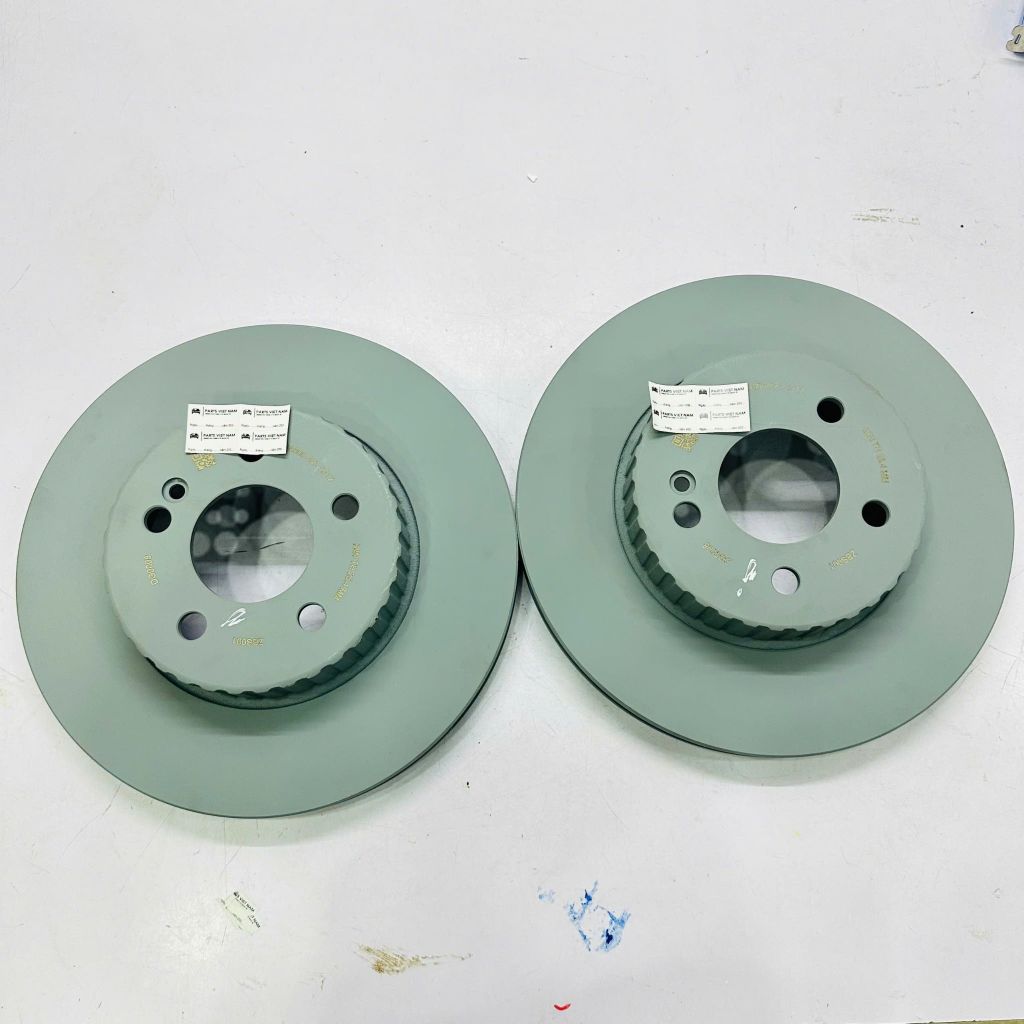 Đĩa phanh trước, đĩa thắng trước xe Mercedes C-Class W205 C250, C300 AMG đời 2015 - 2020. Kích thước 330mm. Hàng chất lượng cao. Mã A0004212512 ( 1 đôi không bán lẻ 1 chiếc )