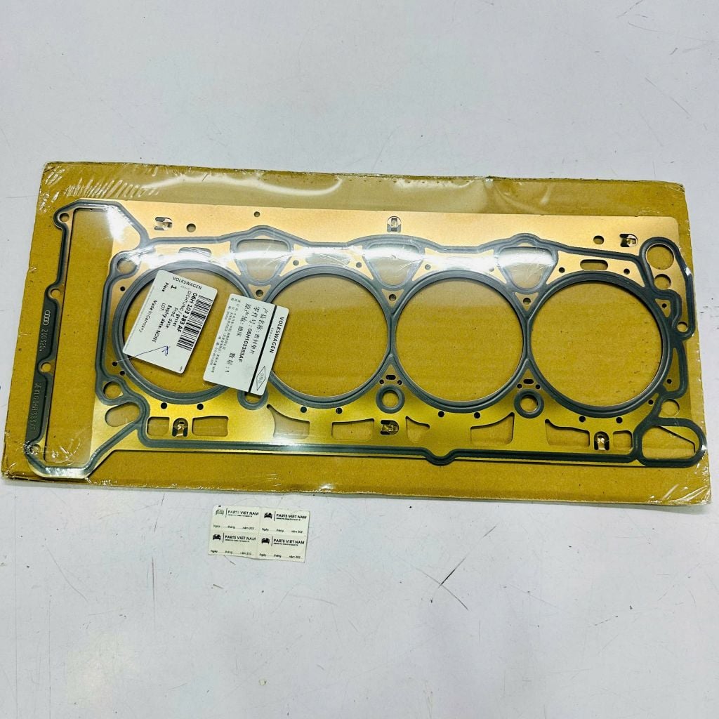 Gioăng mặt máy hay quy lát thép Volkswagen Passat Jetta, Beetle, CC, Golf, Audi A3, A4, A5, A6, Q5, Q3 máy 1.8 và 2.0 đời 2008 - 2013. Hàng xịn Audi. Mã 06H103383AD, 06H103383AF, 06J103383B, 06H103383AC, 06J103383D