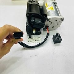Bơm nâng gầm, Máy nén khí phuộc hơi Mercedes C200, C250 C300 W205, E200, E300 W213, GLC200 250 300 X253, CLS C257, AMG GT X290 đời 2013 - 2023. Hàng Hella OEM. Mã A0993200004, A099320000480, A2133200104, A2133209900