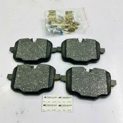 Má phanh sau, (bố thắng sau) BMW 520i, 530i, 540i (F10, G30), 730i, 740i, 750is (G11, G12), X3, X5. Đời 2011 - 2024. Động cơ B48, B58, N20, N55, N63. Hàng chất lượng cao. Mã 34216867175, 34216870552, 34216896975