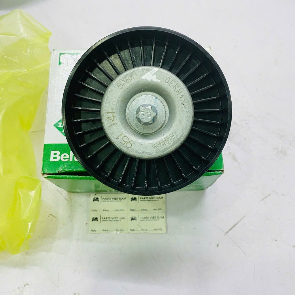 Bi tỳ dây curoa Mercedes-Benz C180, C200, C230 (W203, W204), E200 (W211), SLK (R171). Đời 2002 - 2014. Động cơ M271. Hàng INA. Mã A2712060019, 2712060019, 532040130, VKM38073