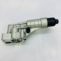 Cụm cốc lọc dầu động cơ, két sinh hàn nhớt Mercedes-Benz C-Class (W204, C204, S204), E-Class (W212, C207, A207), SLK (R172). Đời 2007 - 2016. Hàng Magneti Marelli, động cơ M271. Mã A2711801410, A941992414683, A2711801210