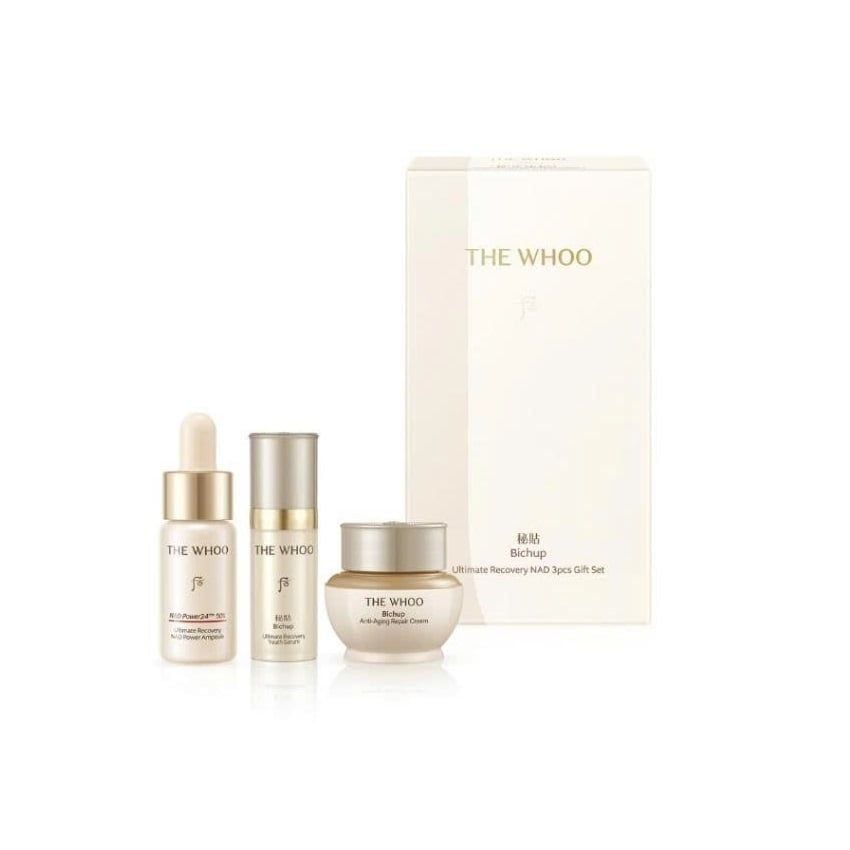 Tinh Chất Tăng Cường Hỗ Trợ Ngừa Lão Hóa Chuyên Sâu The Whoo Bichup Ultimate Recovery NAD Power Ampoule 30ml