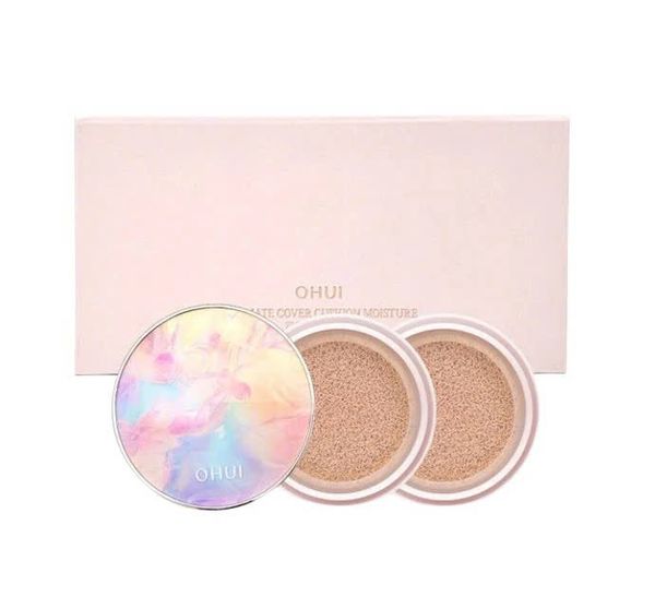 Phấn Nước Dưỡng Ẩm Ohui Ultimate Cover Cushion Moisture Flower Edition (tặng kèm 2 lõi)