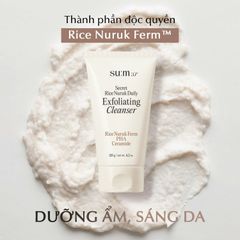 Sữa Rửa Mặt Tẩy Da Chết Chiết Xuất Từ Gạo Sum37 Secret Rice Nuruk Daily Exfoliating Cleanser 160g