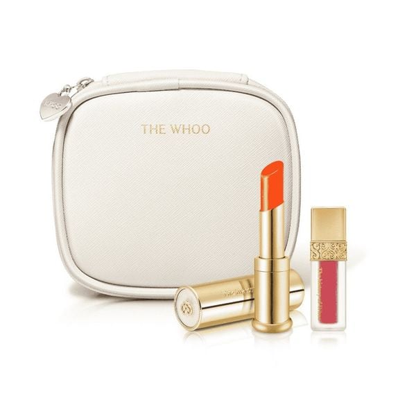 Bộ Son Dưỡng Whoo Glow Lip Balm Vỏ Tim Mẫu Mới