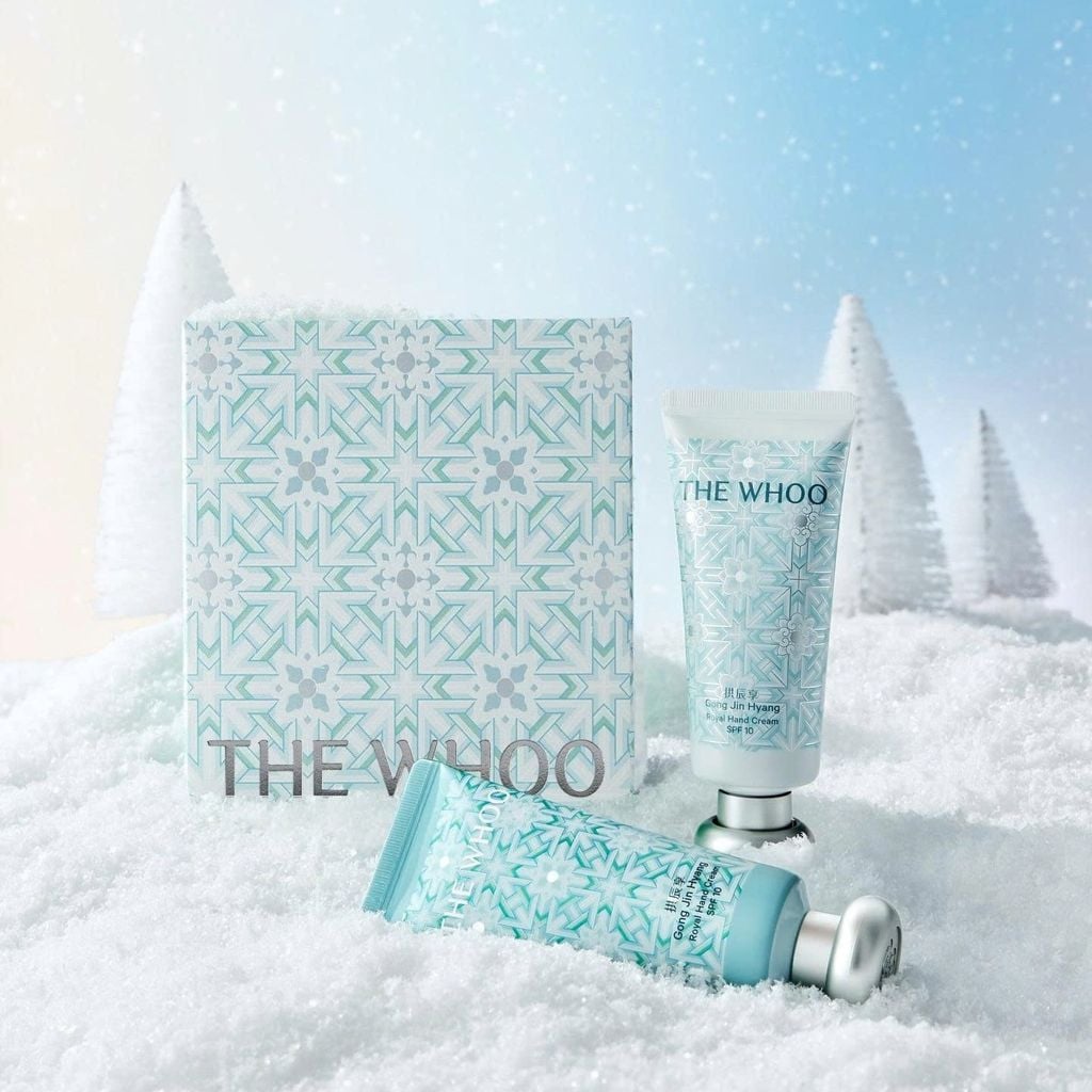 Kem Dưỡng Da Tay Whoo Royal Hand Cream SPF10 set