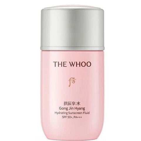 Kem Chống Nắng Dạng Sữa The Whoo Hồng Gongjinhyang Hydrating Sunscreen Fluid 60ml