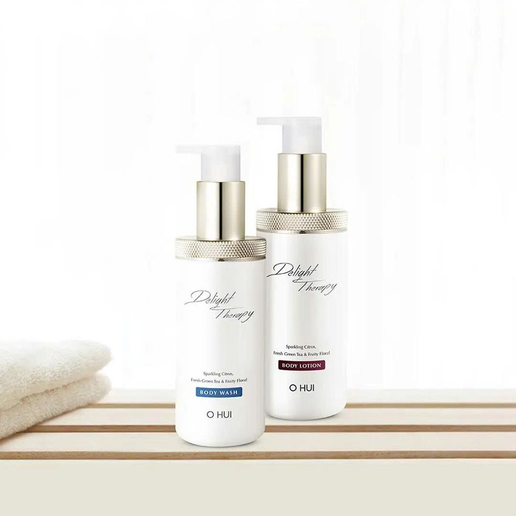 Bộ Sữa Tắm và Dưỡng Thể Ohui Delight Therapy Body Care Special Set