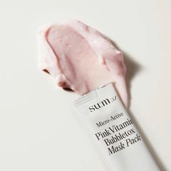 Mặt Nạ Sủi Bọt Thải Đọc Sum37 Micro Active Pink Vitamin Bubbetox Mask Pack 100ml