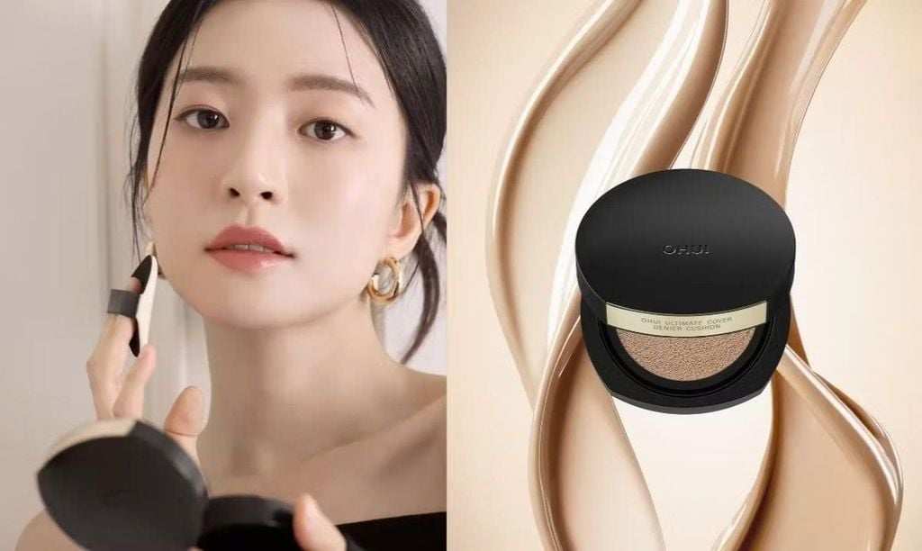 Phấn Nước Chuyên Kiềm Dầu Che Phủ Cao Mỏng Nhẹ OHUI Ultimate Cover Denier Cushion 13gx2