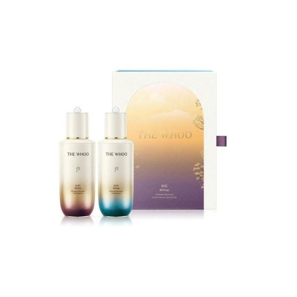 MỚI Set Tinh Chất Tự Sinh Chống Lão Hóa Whoo Bichup Ultimate Recovery Youth Serum Upsize 90ml 90ml