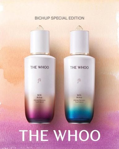 [MỚI] Set Tinh Chất Tự Sinh Chống Lão Hóa Whoo Bichup Ultimate Recovery Youth Serum Upsize 90ml+90ml