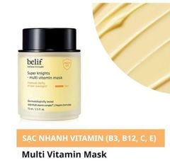 Bộ Mặt Nạ Ngủ Dưỡng Ẩm Phục Hồi Da Chuyên Sâu Belif Multi Vitamin Mask Special Set