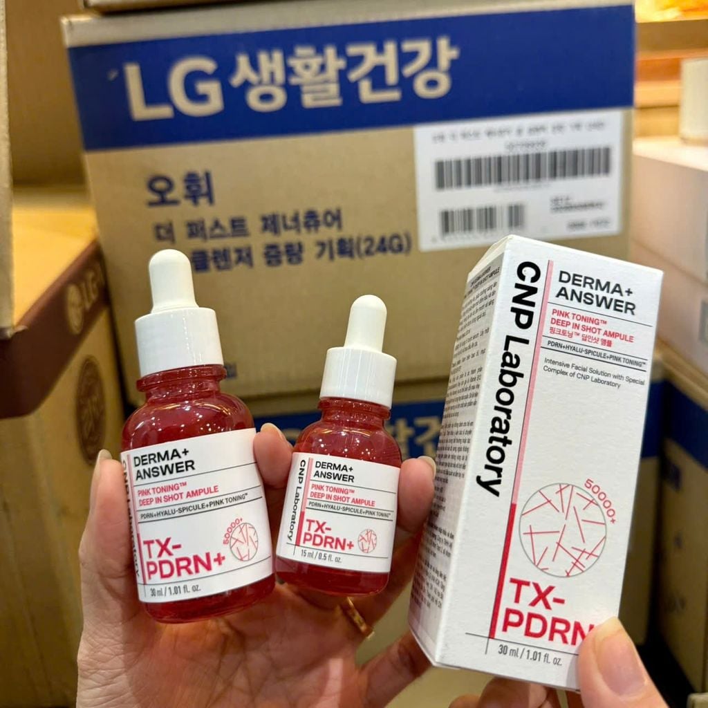 Tinh Chất Da Hồng Hào Sáng Mịn CNP Derma Answer Pink Toning Deep Shot