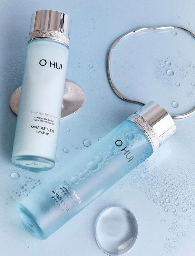 Bộ Dưỡng Ẩm Cấp Nước Ohui Miracle Aqua 4pcs Special Set