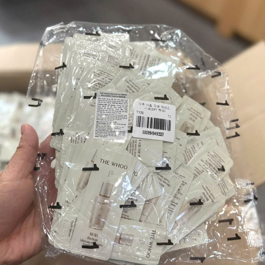Sample Gói Tinh Chất Tự Sinh THE WHOO Ultimate Recovery Serum 1ml