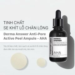 Tinh Chất Tẩy Da Chết Thu Nhỏ Lỗ Chân Lông CNP Derma Answer Anti-Pore Peel Ampule (AHA) 50ml