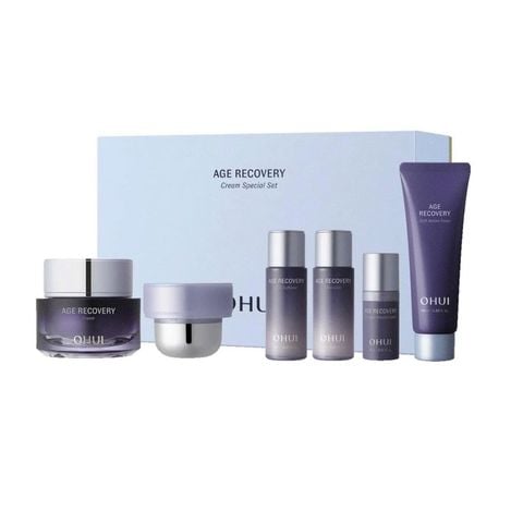 Bộ Kem Dưỡng Cải Thiện Nếp Nhăn Ohui Age Recovery Cream Special Set