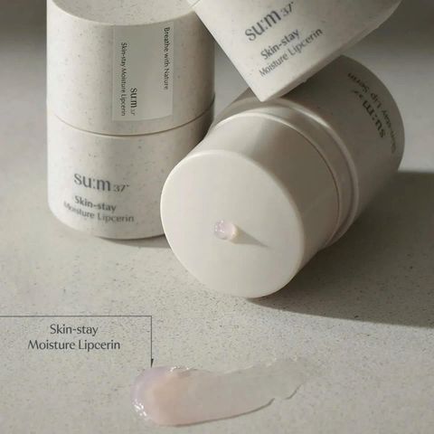 Bộ Son dưỡng môi tặng kèm kem dưỡng da tay Sum37 Skin Stay Moisture Lipcerin Holiday Special Set