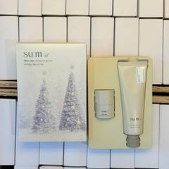 Bộ Son dưỡng môi tặng kèm kem dưỡng da tay Sum37 Skin Stay Moisture Lipcerin Holiday Special Set