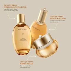 Bộ Dưỡng Ẩm Chống Lão Hóa Whoo Vàng The Whoo Gongjinhyang Firming Mini 3pcs Set