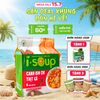 Isoup Viên Canh Kim Chi Thịt Gà Ăn Liền Sấy Thăng Hoa – Túi (66g) 6 Viên 
