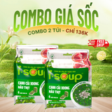  Isoup Combo 2 Túi Canh Ăn Liền Sấy Thăng Hoa Dinh Dưỡng Vị Tự Chọn 