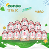  [COMBO 12 TÚI] Sữa Chua Sấy Thăng Hoa IYaua Gấu Hạt Nút Vị Đào Túi 16G 