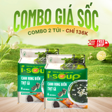  Isoup Combo 2 Túi Canh Ăn Liền Sấy Thăng Hoa Dinh Dưỡng Vị Tự Chọn 