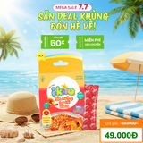  Ikiro Rắc Cơm Dinh Dưỡng Ăn Liền Tôm Nướng Bơ Tỏi - Hộp (24g) 6 Gói 