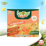  [Combo 3 Hộp] Súp Cá Hồi Yến Mạch Ăn Liền ISOUP HUUPS Ngon,Dinh Dưỡng,Tiện Lợi (Hộp X 3 Viên) - Súp Ăn Liền Sấy Thăng Hoa 