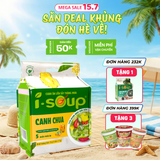  Isoup Viên Canh Chua Ăn Liền Sấy Thăng Hoa – Túi (55g) 5 Viên 