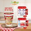  Isoup Huups Súp Gà Táo Đỏ Ăn Liền Sấy Thăng Hoa - Ly 12G 