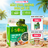  Isoup Viên Canh Rong Biển Thịt Gà Ăn Liền Sấy Thăng Hoa – Túi (42g) 6 Viên 