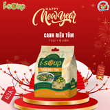  Canh Riêu Tôm Ăn Liền ISOUP 42g 06 Viên - Viên Canh Ăn Liền Sấy Thăng Hoa 