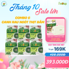  Isoup Combo 6 Túi Canh Rau Ngót Thịt Bằm Ăn Liền Sấy Thăng Hoa 