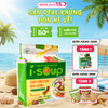  Isoup Viên Canh Măng Chua Nấm Hương  Ăn Liền Sấy Thăng Hoa – Túi (50g) 5 Viên 
