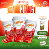  iChill Combo 3 Ly Nước Thanh Nhiệt Dâu Tây Atiso Đỏ Sấy Thăng Hoa - Ly (29g)- Gói Đường Riêng 