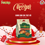  Canh Kim Chi Thịt Gà Ăn Liền ISOUP 66g 06 viên - Viên Canh Ăn Liền Sấy Thăng Hoa 