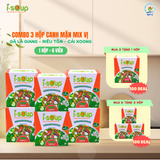  Isoup Hộp Mix Trọn Vị Ăn Liền Sấy Thăng Hoa - Hộp 6 Viên 