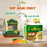  Isoup Viên Canh Súp Nấm Ăn Liền Sấy Thăng Hoa – Túi (50g) 5 Viên 