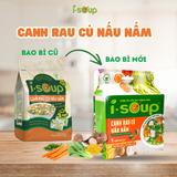  Isoup Combo 6 Túi Canh Rau Củ Nấu Nấm Ăn Liền Sấy Thăng Hoa 