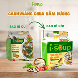  Isoup Combo 6 Túi Canh Măng Chua Nấm Hương Ăn Liền Sấy Thăng Hoa 