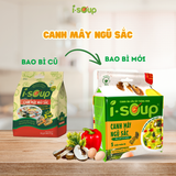 Isoup Combo 6 Túi Canh Mây Ngũ Sắc Ăn Liền Sấy Thăng Hoa 