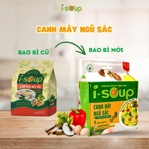 Canh mây ngũ sắc